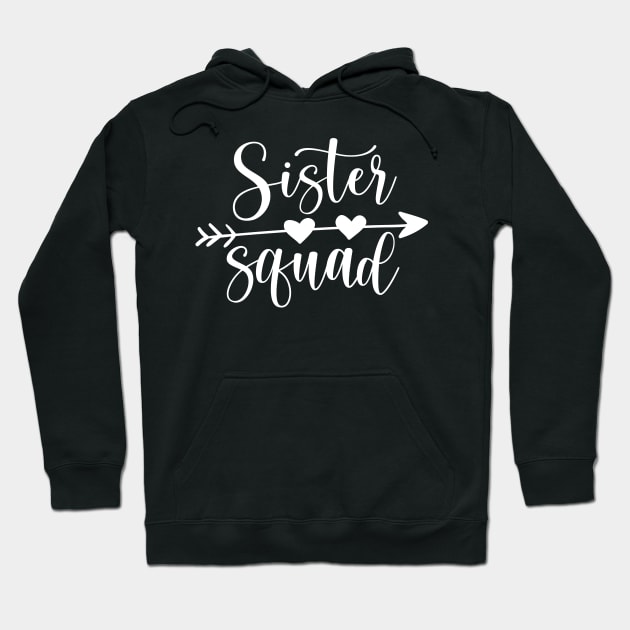 Sister squad - typography design Hoodie by colorbyte